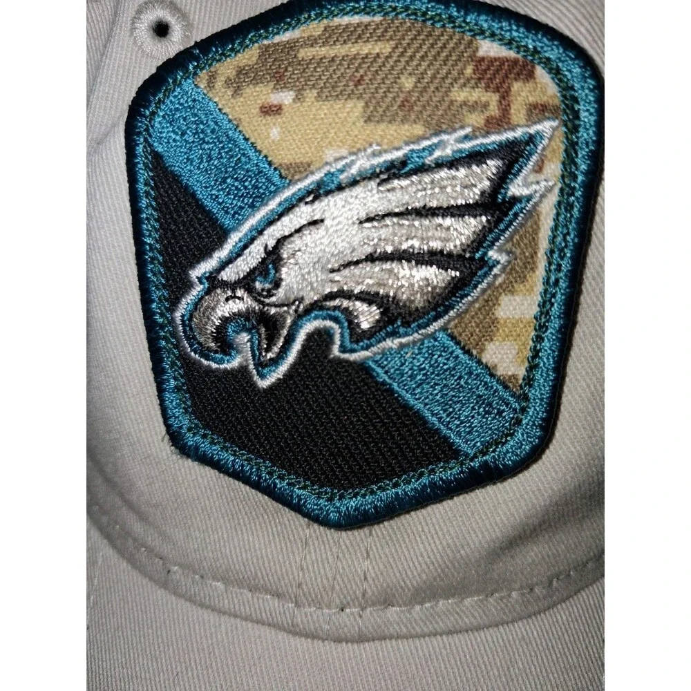 New Era Philadelphia Eagles Military Camo Fitted Hat Tan NFL Size 7 1/4